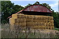 Dutch barn at Buckholt Farm