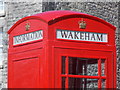 Easton: close-up of the Wakeham information kiosk