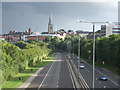 A61 southbound, Chesterfield