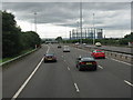 The M8 heading east near J13