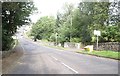 Approach to Thropton Bridge