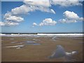 NZ8911 : Ebb tide, Whitby Sands by Pauline E