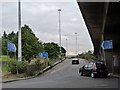 Access to M8 eastbound from Castle Street