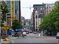 Renfrew Street climbs away from the clutter of the city centre