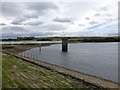 NZ0493 : Outlet tower at Fontburn Reservoir by Russel Wills