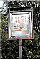 Faded name sign outside the former Rhyd-y-Blew Inn, Beaufort