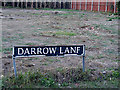 Darrow Lane sign