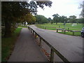 Footpath through Harrow School playing fields