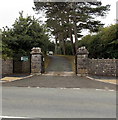 Northern entrance to the Commonwealth War Graves cemetery in Pembroke