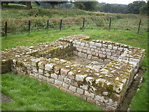 NY9170 : An internal tower (2), South Wall of the Roman Fort at Chesters by Stanley Howe