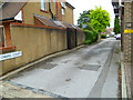 Looking into Chapel Court from Church Road