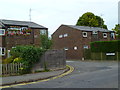 The junction of Lych Gate Walk with Freemans Lane