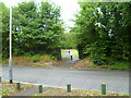 Looking into Barra Hall Park from Freemans Lane