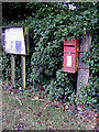 TM1284 : Village Notice Board & The Heywood Postbox by Geographer