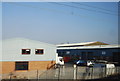 Industrial units by the WCML, Attleborough