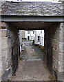 Gate leading from the church of St. Michael the Archangel, Chagford