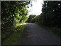 Cycle path towards Lincoln