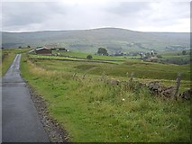 NY9038 : Minor road downhill from West Rigg Mine by Stanley Howe