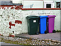 Wheely bins at Portknockie