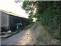 Bethany School Maintenance Shed looking West