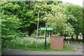 Capital Ring signpost, Tooting Bec Common