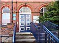 The entrance to Denton Town Hall