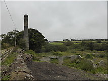 SW4835 : Disused Clay drying works by David Medcalf