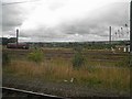 Rail sidings alongside the East Coast main line south of Gateshead