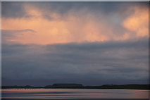 HP6208 : Evening light over Balta isle and the voe at Baltasound by Mike Pennington