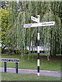 Roadsign & Road Name sign on Mount Street