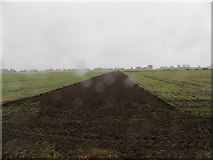 NO5033 : Ploughing in progress near Balhungie by Douglas Nelson