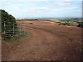 Newly ploughed fields from Idestone Cross