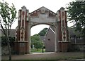 Memorial gateway to the former Ascham St Vincent