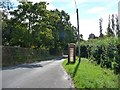 Phone box on Wern Lane, Glascoed