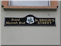 H1311 : St Brigid's Street sign, Ballinamore by Kenneth  Allen