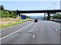 SJ9607 : M6 Toll Road Approaching Saredon Road Bridge by David Dixon