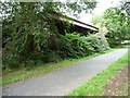 Former Griffithstown railway station, from the track