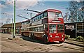 SE7408 : The Trolleybus Museum at Sandtoft - Two Reading trolleybuses 181 & 113, near Sandtoft, Lincs by P L Chadwick