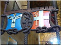 Sherborne Abbey: gate detail