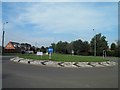 Roundabout on A4091 Fazeley