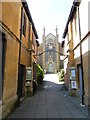 Looking through to Cheap Street Church