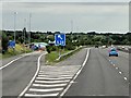 SP1696 : Northbound M6 Toll Road, Exit at Junction T2 by David Dixon