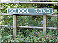 School Road sign