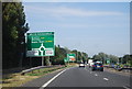 A27 approaching Whyke Roundabout