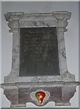ST7818 : St Gregory, Marnhull: memorial (l) by Basher Eyre