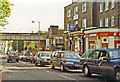 Southward on B518 (Highgate Road) at Gordon House Road, near former site of Highgate Road station