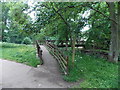 River footbridge leading to Sid Park Road, Sidmouth