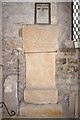 NZ1647 : A Roman Altar (AD244) in Lanchester Church by Stanley Howe