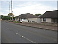 Cottages at the side of the A743