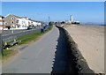 Wales Coast Path alongside Oystermouth Road, Swansea